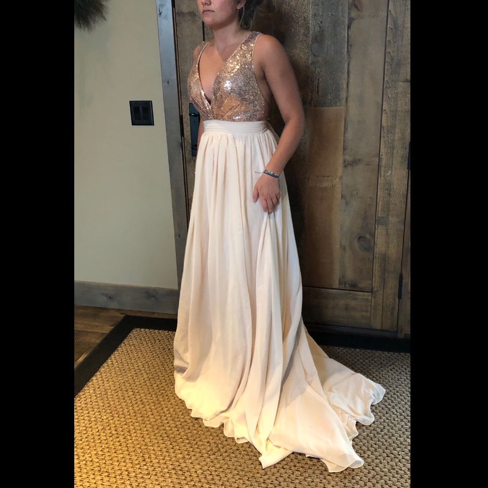 Brand New Blush Pink Prom Dress